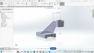 PART DESIGN  SOLIDWORKS Mechanical engineering CADD [upl. by Anirol]