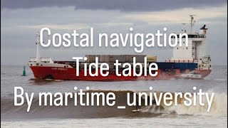 Costal navigation tide tables Persian language part1 [upl. by Elinnet219]