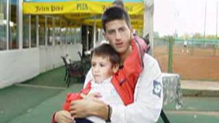 Djordje and Novak Djokovic at age of 13 EXCLUSIVE Singing ne spavaj mala moja [upl. by Diella]