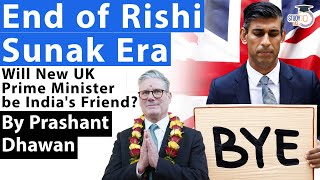 End of Rishi Sunak Era  Will New UK Prime Minister Keir Starmer be Indias Friend or Enemy [upl. by Sama771]