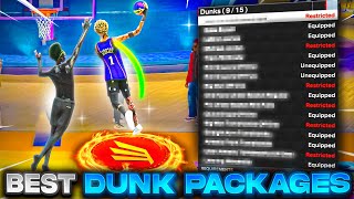 NEW BEST DUNK ANIMATIONS 2K23 NEVER GET BLOCKED AGAIN  GET UNLIMITED CONTACT DUNKS [upl. by Solraced]