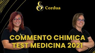 Test Medicina 2021  Commento CHIMICA [upl. by Howund27]