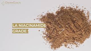 Niacinamide plongez au coeur de nos formulations  DERMEDEN [upl. by Noiemad]