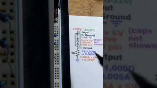 Thermal Camera Comparing Resistor Heat Wattage with 7805 Voltage Regulator voltageregulator [upl. by Myrtle]