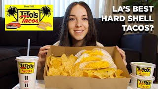 LAs Iconic Hard Shell Tacos  Titos Tacos [upl. by Lletram]