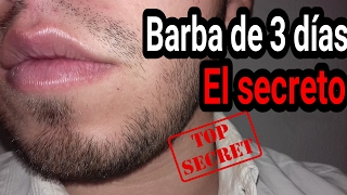 Acelera el crecimiento de tu barba con la barba de 3 días [upl. by Roel]