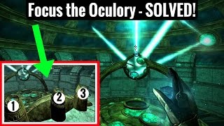 How to FOCUS THE OCULORY Puzzle Revealing the Unseen Quest  Skyrim Remastered [upl. by Darla188]