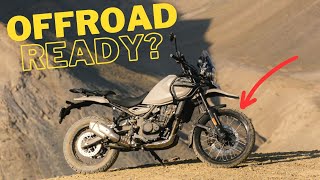 I took the Royal Enfield HIMALAYAN 450 OFFROAD and heres what happened [upl. by Kaye]