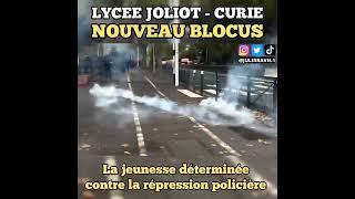 🔴Flash  Très forte répression policière au lycée JoliotCurie à Nanterre  Autodéfense populaire [upl. by Elyac]