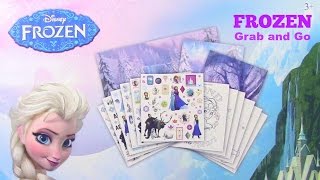 Frozen Grab and Go Elsa and Anna Kristoff Sven Olaf Frozen Toys [upl. by Maillw]