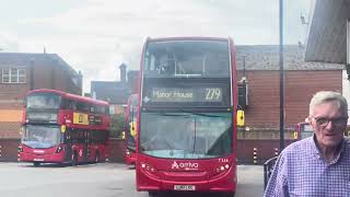 Shabby FRV  TFL Bus Route 279 Waltham Cross  Manor House  Enviro 400D  Arriva [upl. by Aksel]