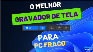 O melhor gravador de tela para pc fraco  Muito leve e com recursos interessantes [upl. by Joli]