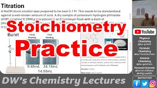 CHEM 1411 Stoichiometry Practice and Percent Yield Calculations 2024 [upl. by Ahsenod786]