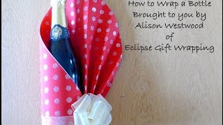 How to gift wrap a bottle of wine [upl. by Pascia967]