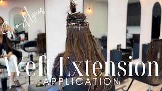 Transform Your Short Hair with Sew In Extensions weftextensions bellamihair [upl. by Geis]