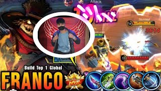 Mobile Legends  Franco Gameplay Playing Solo  Please Guys Subscribe amp Like 🤡 [upl. by Sitra]