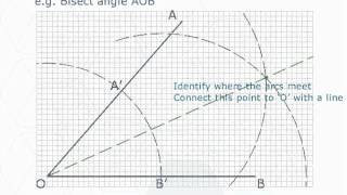 GCSE Maths  Constructions and Loci  Web Lesson 40 [upl. by Imuya148]