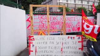 Energie  grèves massives et 80 sites occupés Soirée de solidarité à Marseille [upl. by Cherry64]