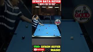 🎯EFREN BATA REYES AMAZING 2 MOVES FOR THE WIN shorts [upl. by Edwina]