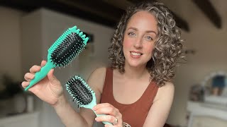 Comparing the Viral Bouncecurl Edge Lift Brushes  Original vs Volume [upl. by Katusha]