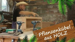 Pflanzenkübel aus Holz selber bauen 🤠🛠️ DIY mit Konny  Reimanns LIFE [upl. by Aened19]