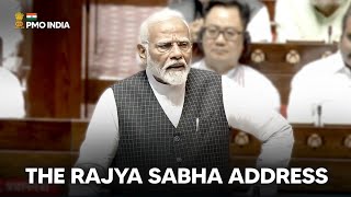 Rajya Sabha Live  Prime Minister Narendra Modi is speaking in Rajya Sabha l PMO [upl. by Pilihp368]