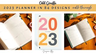 Odd Giraffe 2023 Planner  Indian Planners 2023  Sanjana Raj [upl. by Copp]