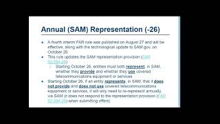 GSAs Implementation of Section 889 of the FY 2019 National Defense Authorization Act NDAA [upl. by Pownall]