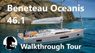 Beneteau Oceanis 461  Sailing Yacht Walkthrough Video Tour [upl. by Duwe862]