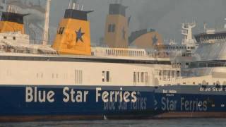 Blue Horizon  Blue Star Ferries  NetFerrycom [upl. by Aiker397]