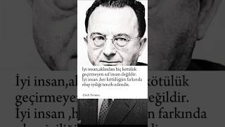 Erich Fromm İyi insan nasıl olurfelsefe [upl. by Atterehs]