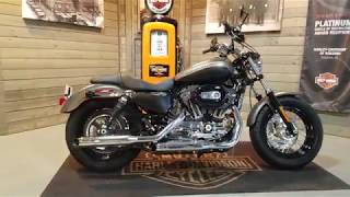 2019 HarleyDavidson Sportster 1200 Custom XL1200CIndustrial Gray DenimBlack Denim [upl. by Gauntlett]