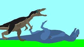 Allosaurus vs Baryonyx stknds [upl. by Narhet960]