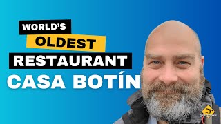 World Oldest Restaurant Casa Botín Madrid Spain [upl. by Ralli]