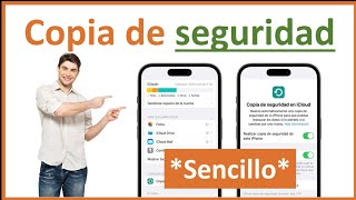 ✅ Como hacer una COPIA DE SEGURIDAD en iPhone [upl. by Yrreb785]