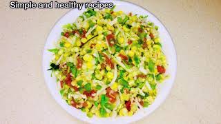 Sweet corn salad pranic food [upl. by Inoue529]