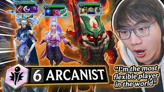 The Most Flexible 6 Arcanists In TFT History [upl. by Kalk]