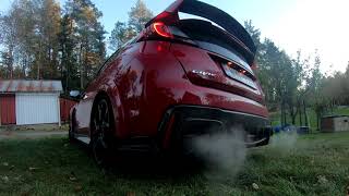 HONDA CIVIC TYPE R FK2 EXHAUST SOUND MILLTEK EXHAUST [upl. by Jr]