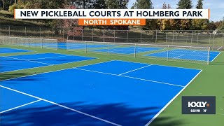 New pickleball courts coming to Holmberg Park [upl. by Primaveria]