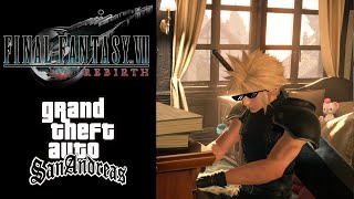 Cloud plays quotGTA San Andreas Theme Songquot  Final Fantasy VII Rebirth [upl. by Hike]