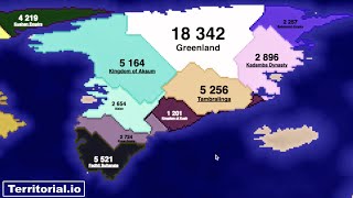 Territorialio CONQUERING the WORLD 🌎 with GREENLAND 🇬🇱 territorial greenland [upl. by Brianna]