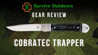 New Knife Review  Cobratech Trapper Hidden release [upl. by Baseler114]