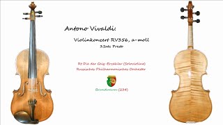 Antonio Vivaldi Violinkonzert amoll aus LEstro Armonico 3Satz Presto [upl. by Shawn]