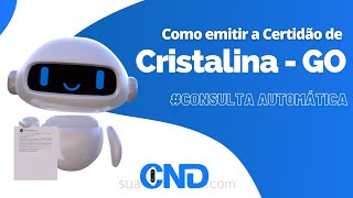 Como emitir a certidão negativa municipal de Cristalina em menos de 1 minuto [upl. by Jen677]