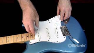 How to Install the New DiMarzio Solderless Strat Pickguard [upl. by Mattox230]