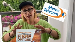 MAROC INSTALLATION DE MA FIBRE OPTIQUE MAROC TELECOM [upl. by Llednew]