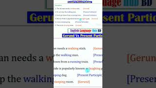 Gerund or Present Participle Easy Technique 1 Examples [upl. by Ananna280]