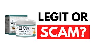 Bee Venom Pain Relief Cream Review Is It Another SCAM 2024 [upl. by Tteltrab]