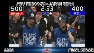 Japan Team Final Match  Road to International ABU Robocon 2024 [upl. by Nolad]