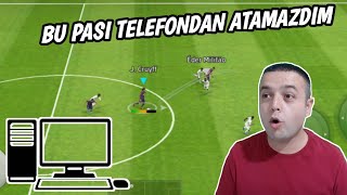 BİLGİSAYARDAN eFootball 2024 MOBİLE ONLINE MAÇ OYNADIM ● PEKİ NASIL OYNADIM [upl. by Schroer]